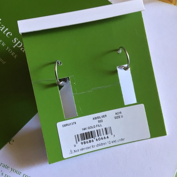 HP 🎉KATE SPADE LEVERBACKS EARRINGS - Picture 8 of 9
